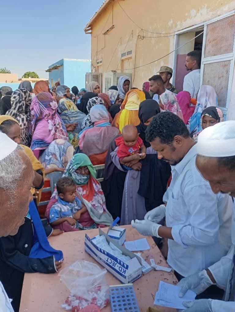 SORD medical aid distribution in Sudan